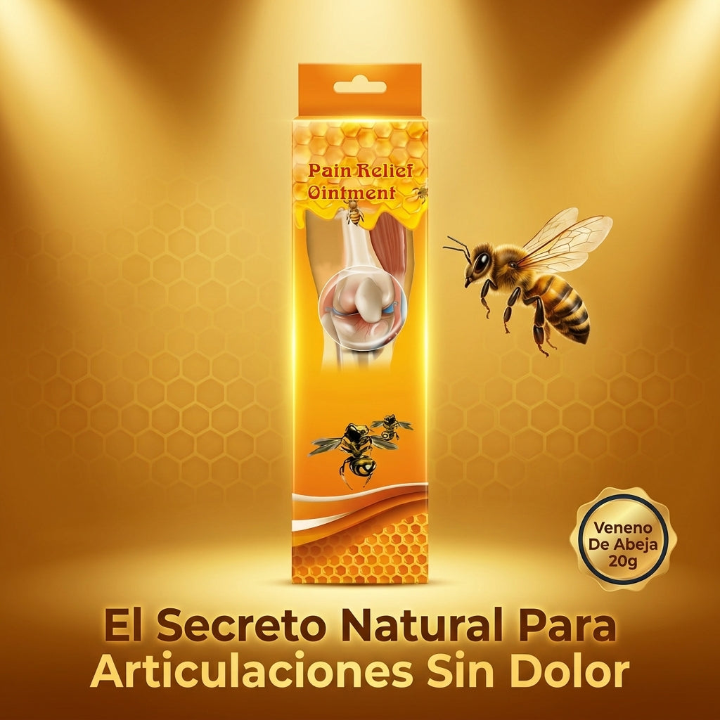 Crema Articular de Veneno de Abeja — Alivia El Dolor De Rodillas, Músculos y Articulaciones Naturalmente 🐝