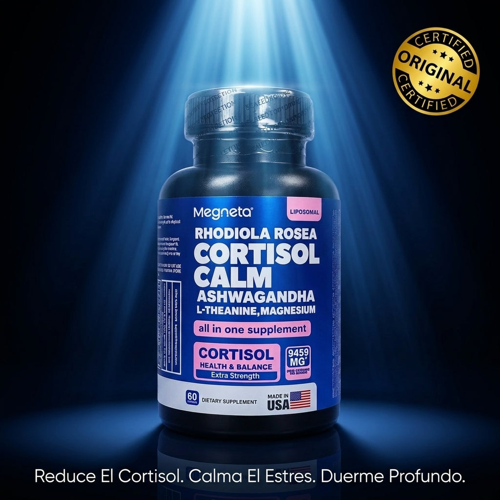 Cortisol Calm — Reduce El Estrés, Controla El Cortisol y Recupera Tu Tranquilidad Naturalmente 🧘‍♀️