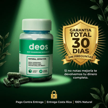 DEOS — Elimina el Mal Olor Corporal Desde Adentro Sin Desodorante 🌿