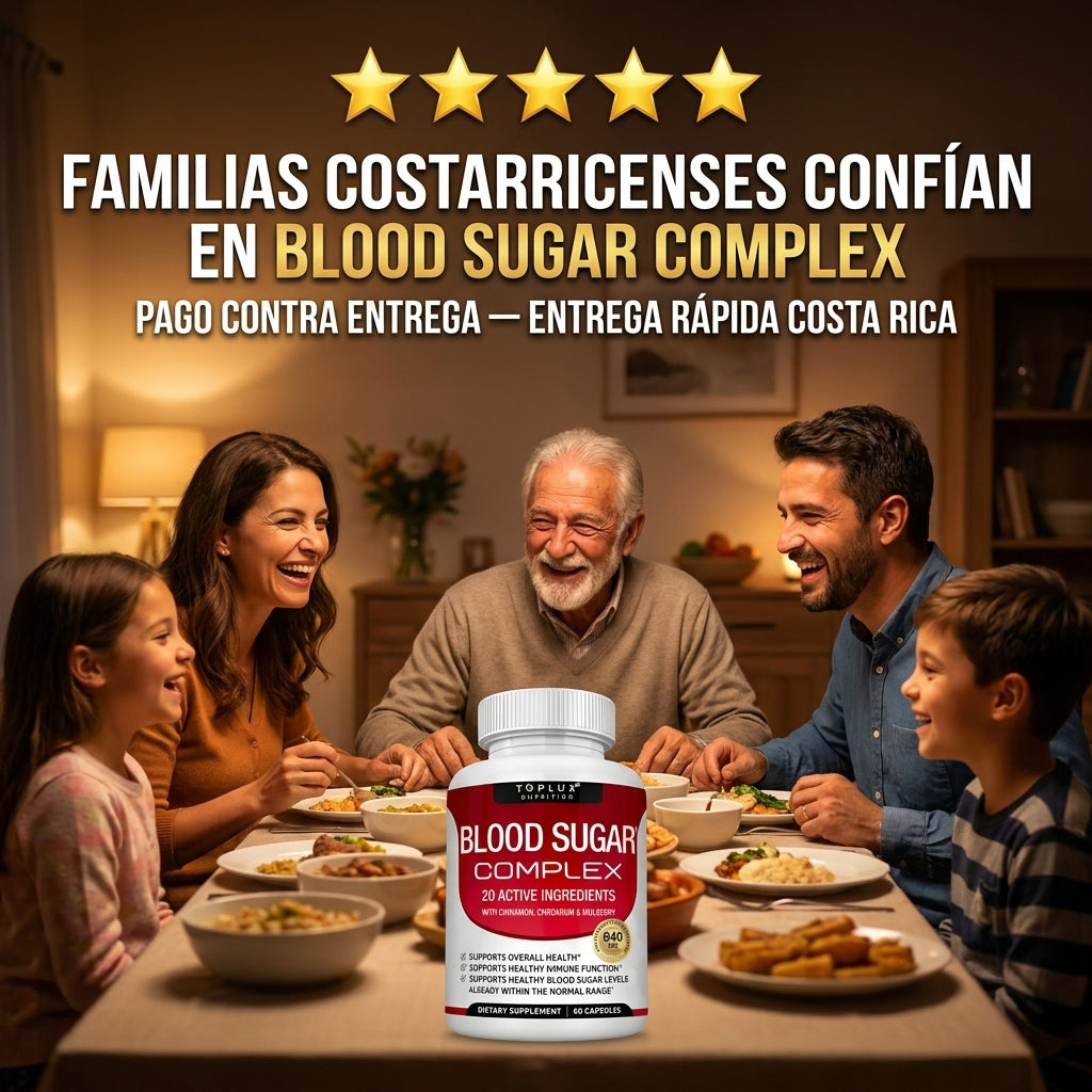 Blood Sugar Complex — Controla Tu Azúcar Naturalmente Con 20 Ingredientes Activos 🌿