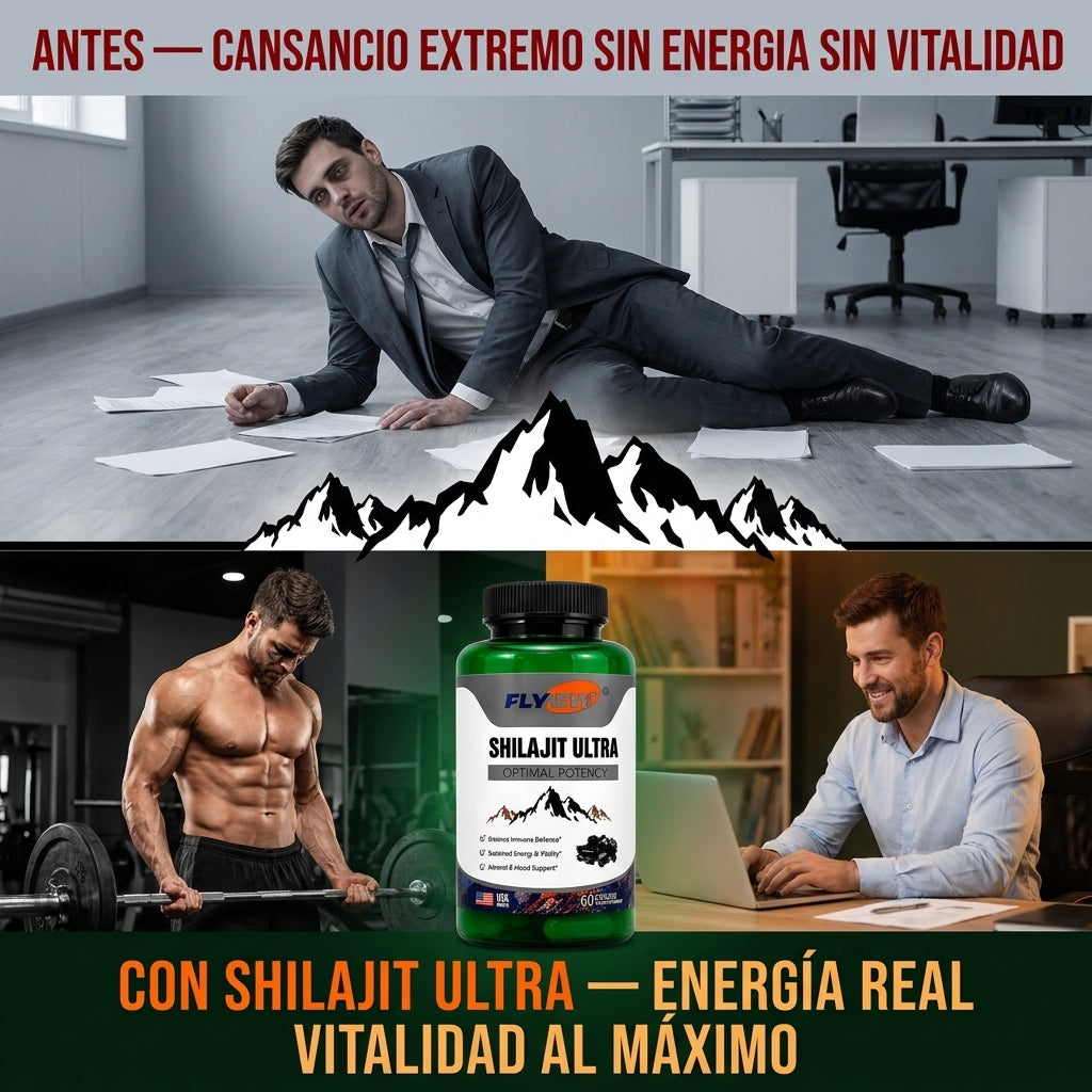 Shilajit Ultra — Recupera Tu Energía, Vitalidad y Rendimiento Masculino de Forma Natural 💪