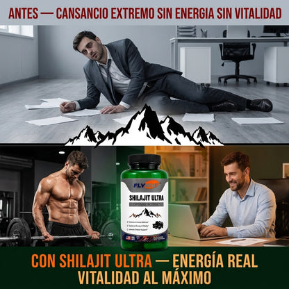 Shilajit Ultra — Recupera Tu Energía, Vitalidad y Rendimiento Masculino de Forma Natural 💪
