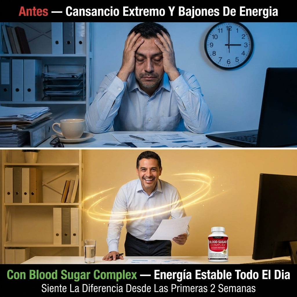 Blood Sugar Complex — Controla Tu Azúcar Naturalmente Con 20 Ingredientes Activos 🌿