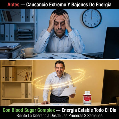 Blood Sugar Complex — Controla Tu Azúcar Naturalmente Con 20 Ingredientes Activos 🌿