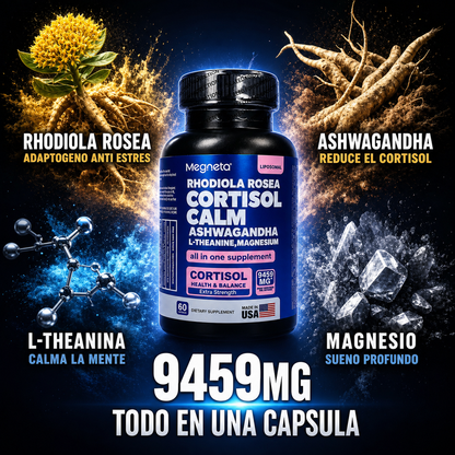 Cortisol Calm — Reduce El Estrés, Controla El Cortisol y Recupera Tu Tranquilidad Naturalmente 🧘‍♀️