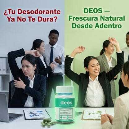 DEOS — Elimina el Mal Olor Corporal Desde Adentro Sin Desodorante 🌿