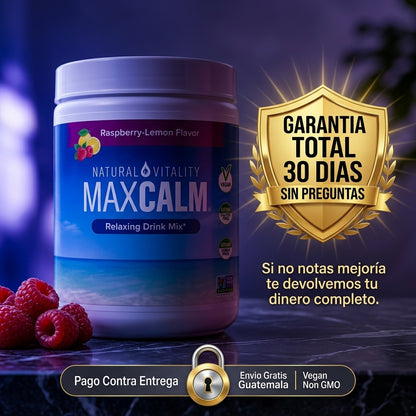 Max Calm — La Bebida Relajante Con Magnesio Que Te Ayuda a Desconectarte, Dormir Profundo y Despertar Descansada 😴🫐