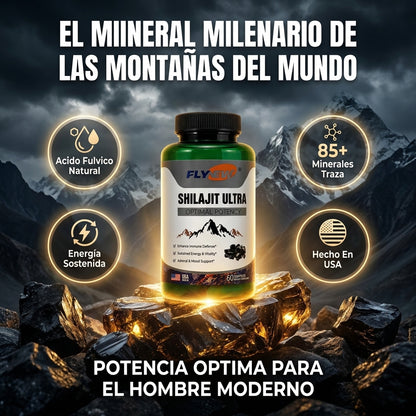 Shilajit Ultra — Recupera Tu Energía, Vitalidad y Rendimiento Masculino de Forma Natural 💪