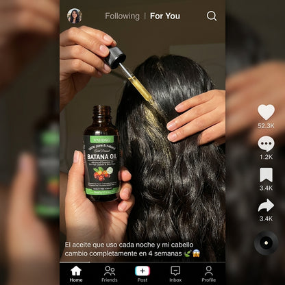 Aceite de Batana VXHDAG — El Secreto Natural Para Cabello Largo, Fuerte y Brillante en Semanas 🌿