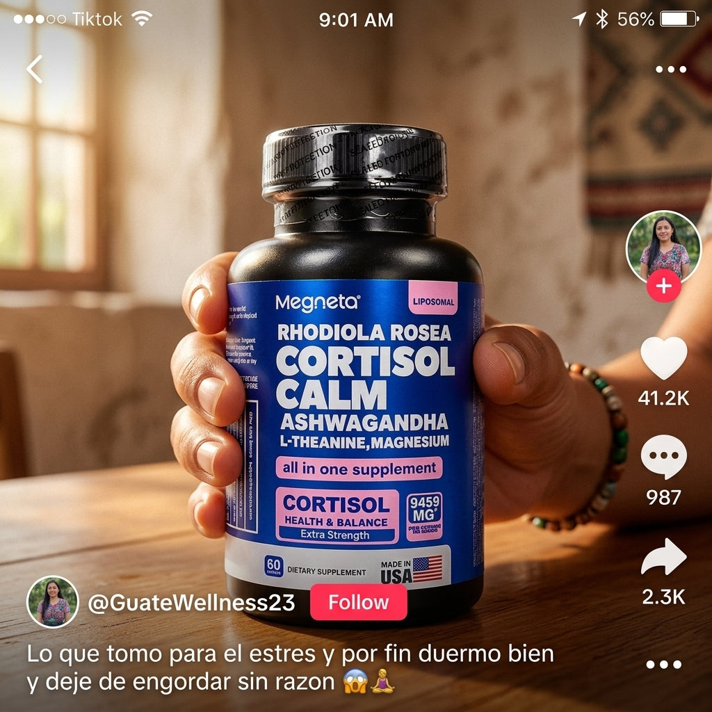 Cortisol Calm — Reduce El Estrés, Controla El Cortisol y Recupera Tu Tranquilidad Naturalmente 🧘‍♀️