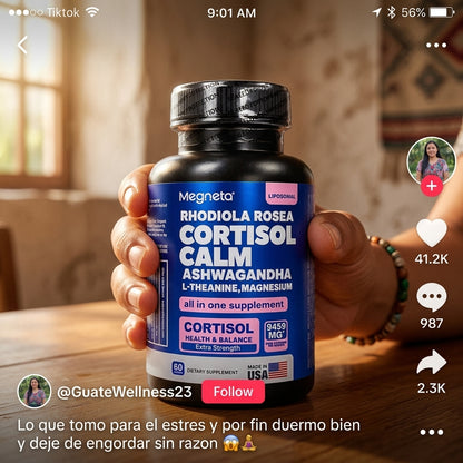 Cortisol Calm — Reduce El Estrés, Controla El Cortisol y Recupera Tu Tranquilidad Naturalmente 🧘‍♀️