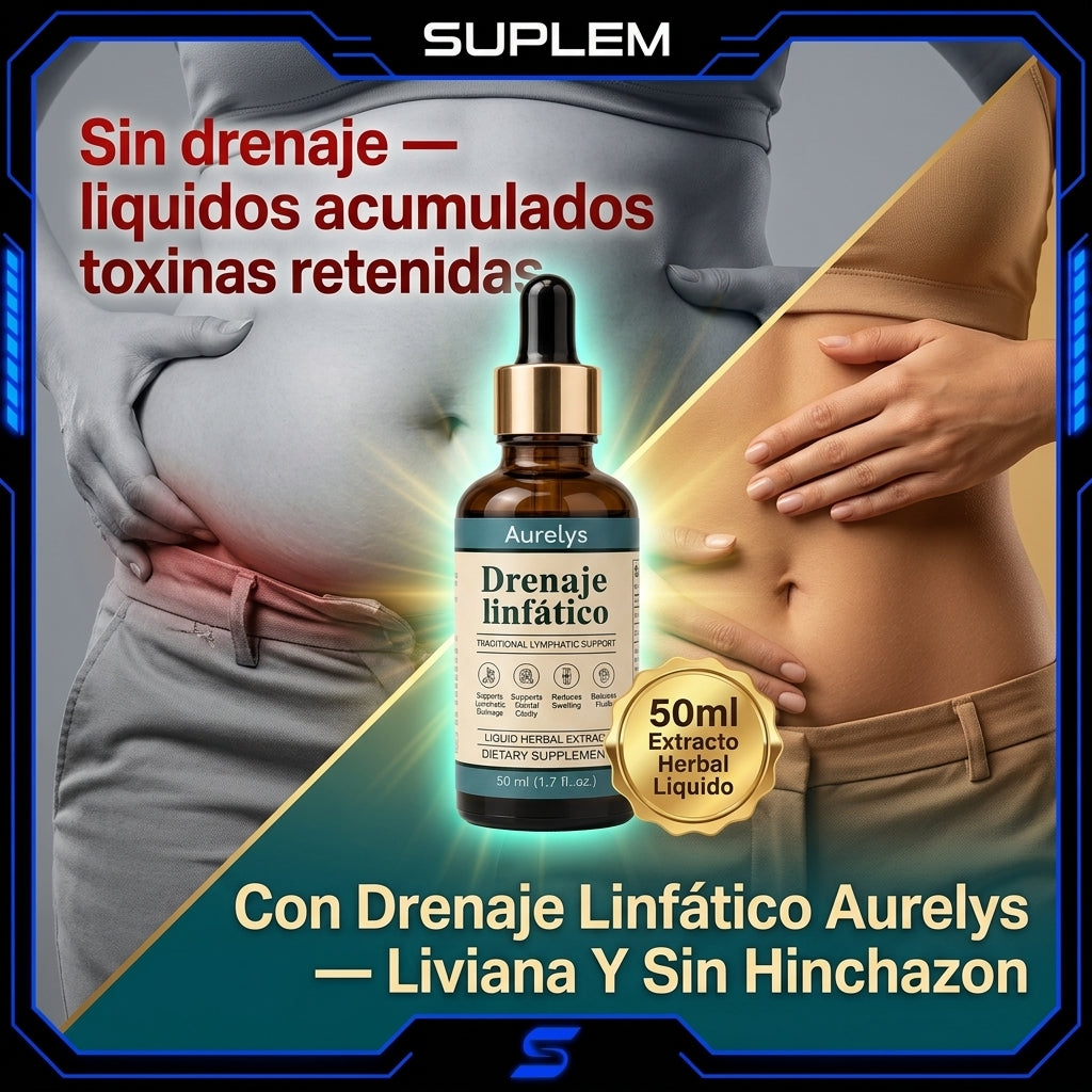 Drenaje Linfático — Elimina La Hinchazón, Activa Tu Sistema Linfático y Siéntete Liviana Naturalmente 🌿